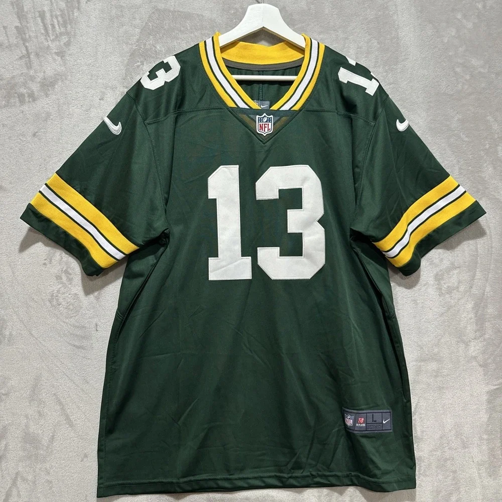 Green Bay Packers Driver #13‎ Jersey Nike On Field Size L NFL Football